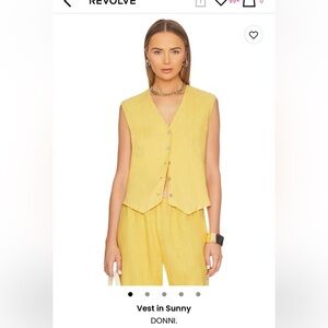 Worn once donni yellow vest